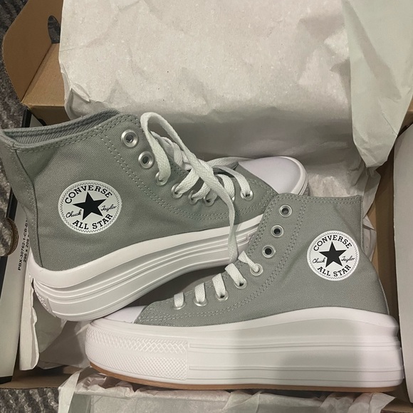 Chuck Taylor All Star Move Platform Seasonal Color, Slate color , size 5 - Picture 3 of 9